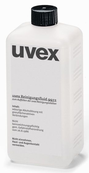 UVEX Reinigungsfluid 500ml für 9970.002 Reinigungsstation 9972.100
