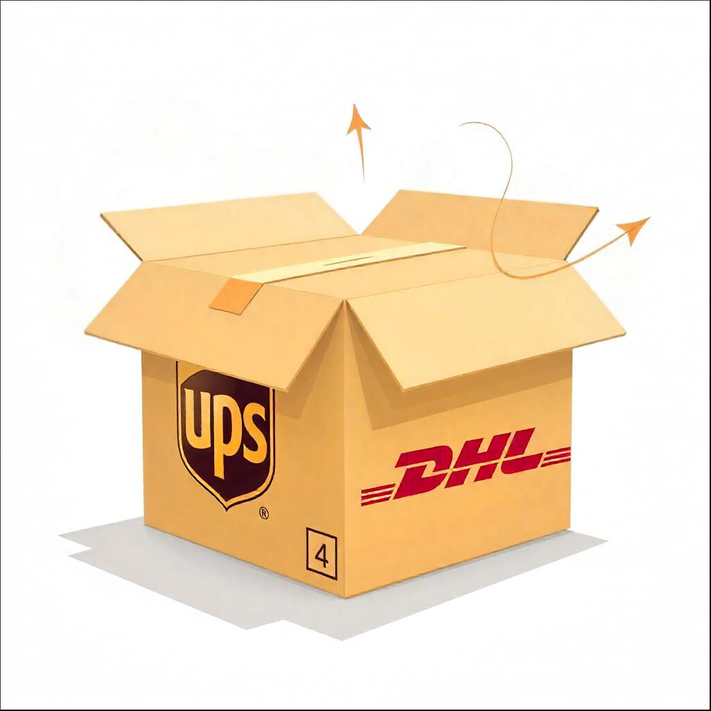 Paketversand Logo UPS-DHL