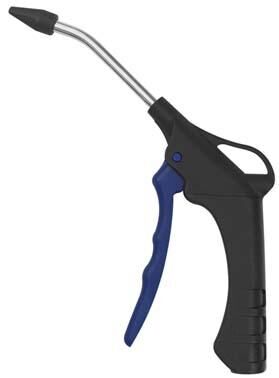 RIEGLER Kunststoff Ausblaspistole Verlängerung 105mm Gummiaufsatz NW 7,2-7,8