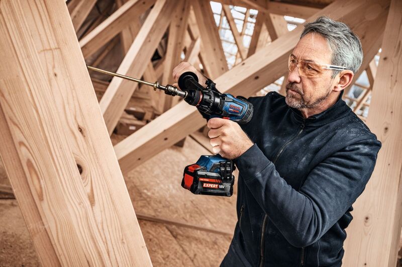 BOSCH EXPERT Akku-Bohrschrauber EXSR18V-150, 2x18V/8,0 Ah, Ladegerät