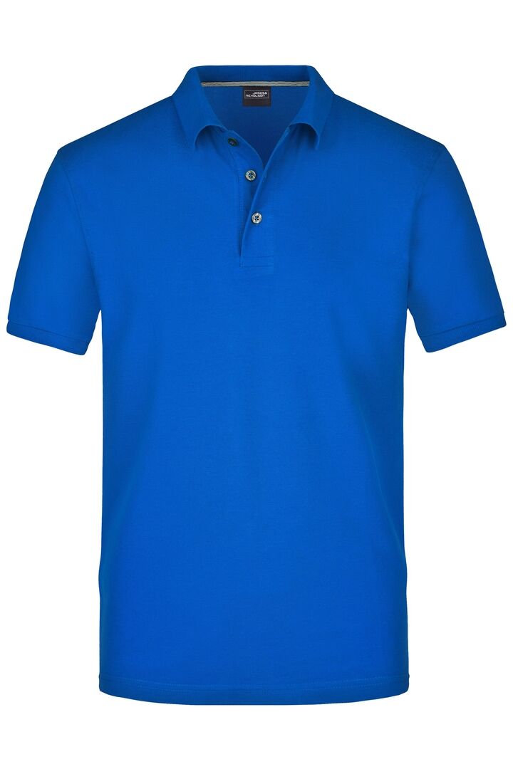 JAMES & NICHOLSON Polo Shirt Pima Gr. L royal JN708