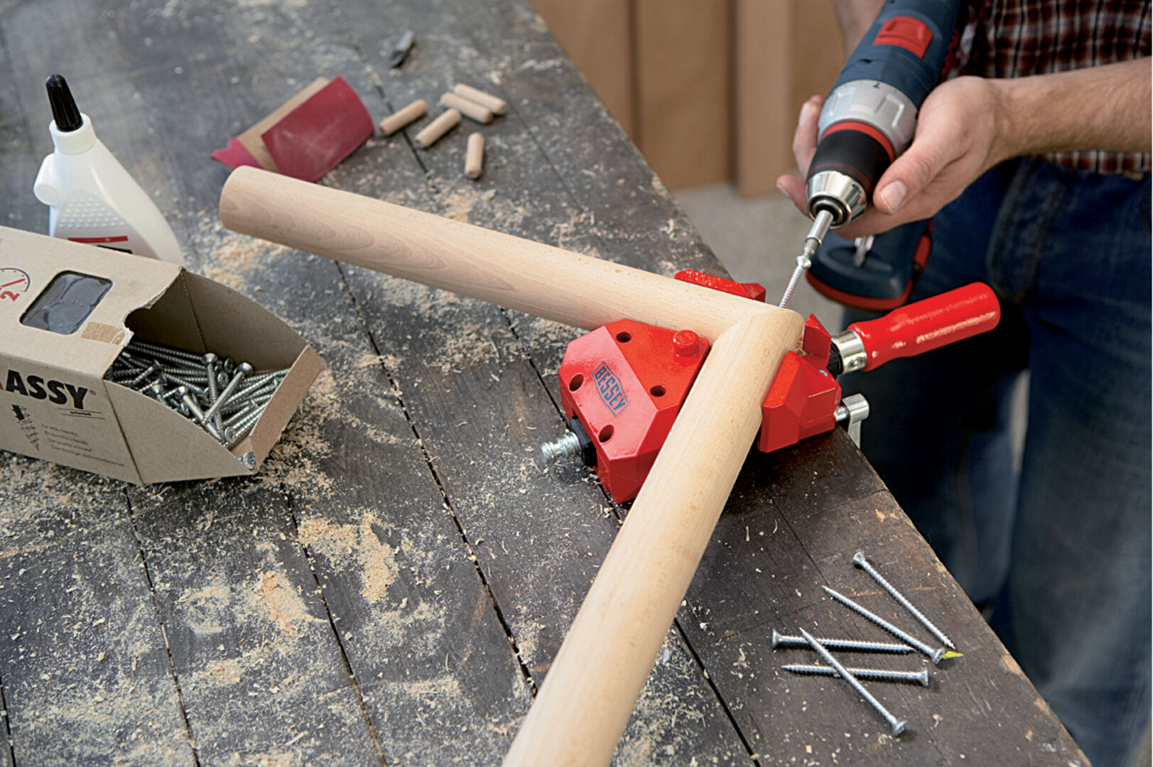 BESSEY Winkelspanner 2x100x80mm