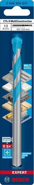 BOSCH MultiConstruction Bohrer Cyl-9 EXPERT 12x90x150mm zylindrisch