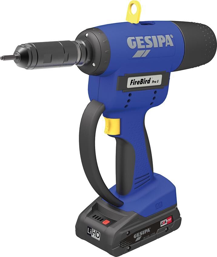 GESIPA Akku-Blindnietmuttergerät FireBird Pro S Gold LBOXX