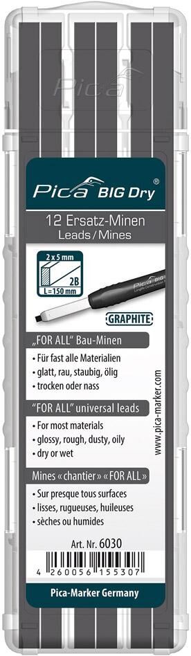 PICA Ersatzminenset FORALL Bau Minen graphit