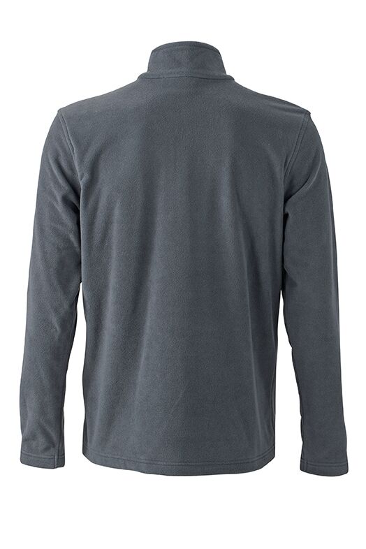 JAMES & NICHOLSON JN Mens Basic Fleece Jacket JN766 100%PES carbon Größe 2XL