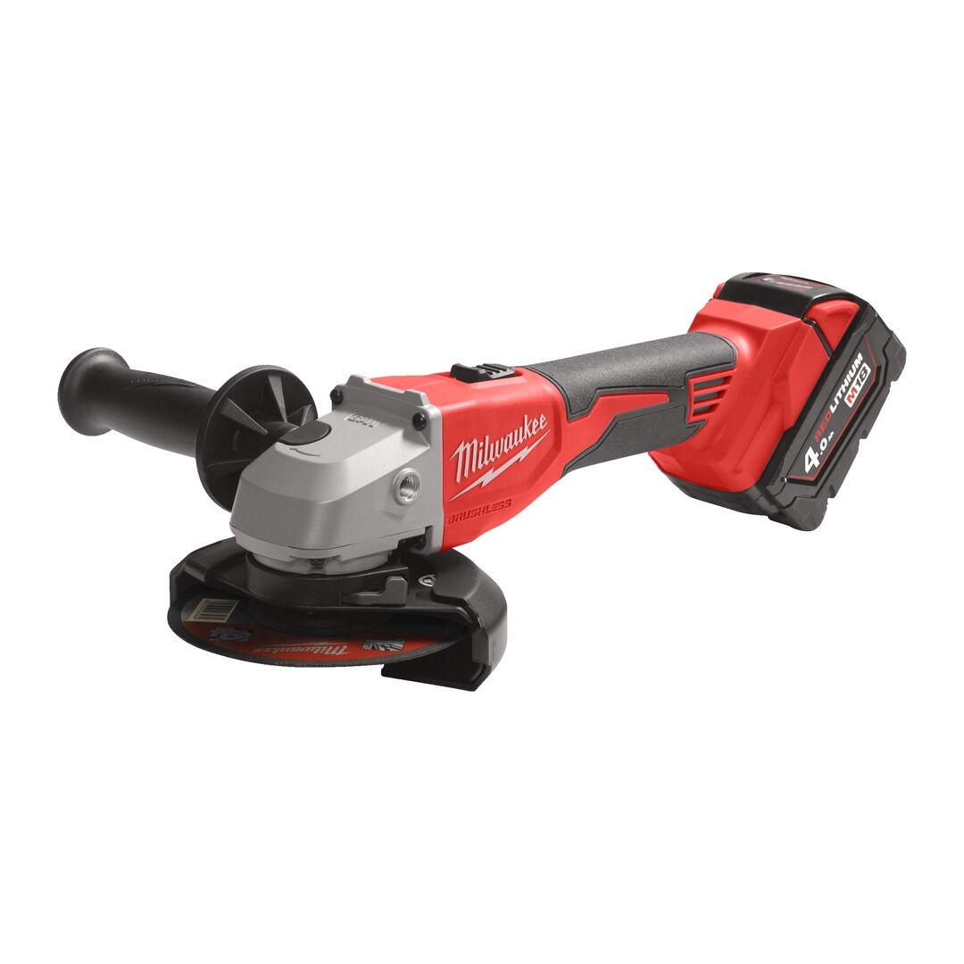 MILWAUKEE Akku-Winkelschleifer M18 BLSAG125X-402X 2x18V 4Ah Ladegerät