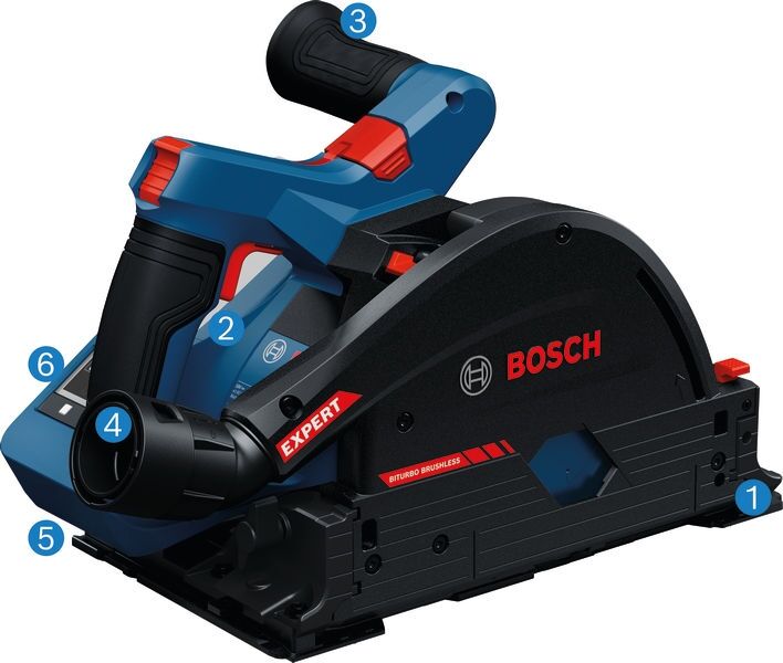 BOSCH Akku-Tauchkreissäge EXKT18V-52G solo, in L-BOXX