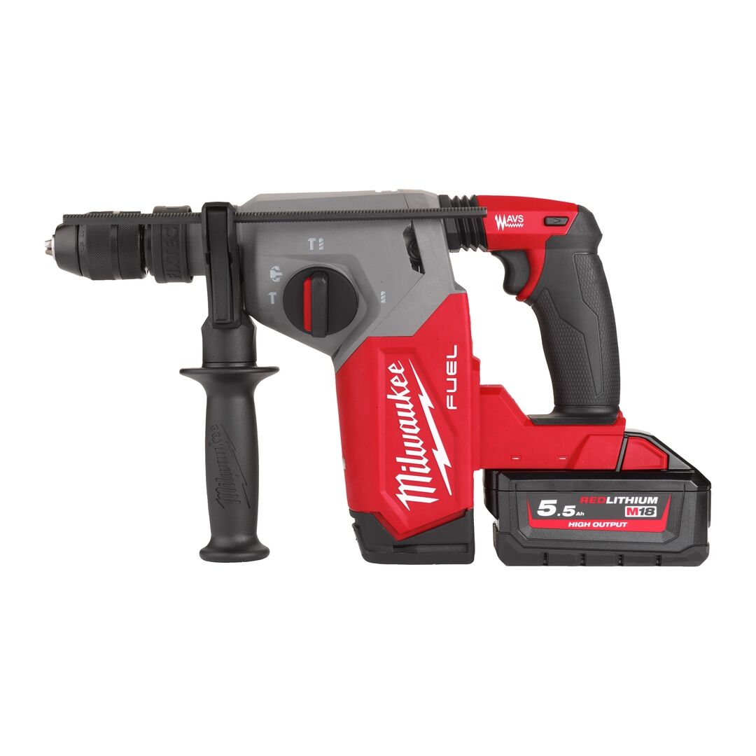 MILWAUKEE Akku-Kombihammer M18FHX-552X 2x18V 5,5Ah Ladegerät in HD Box
