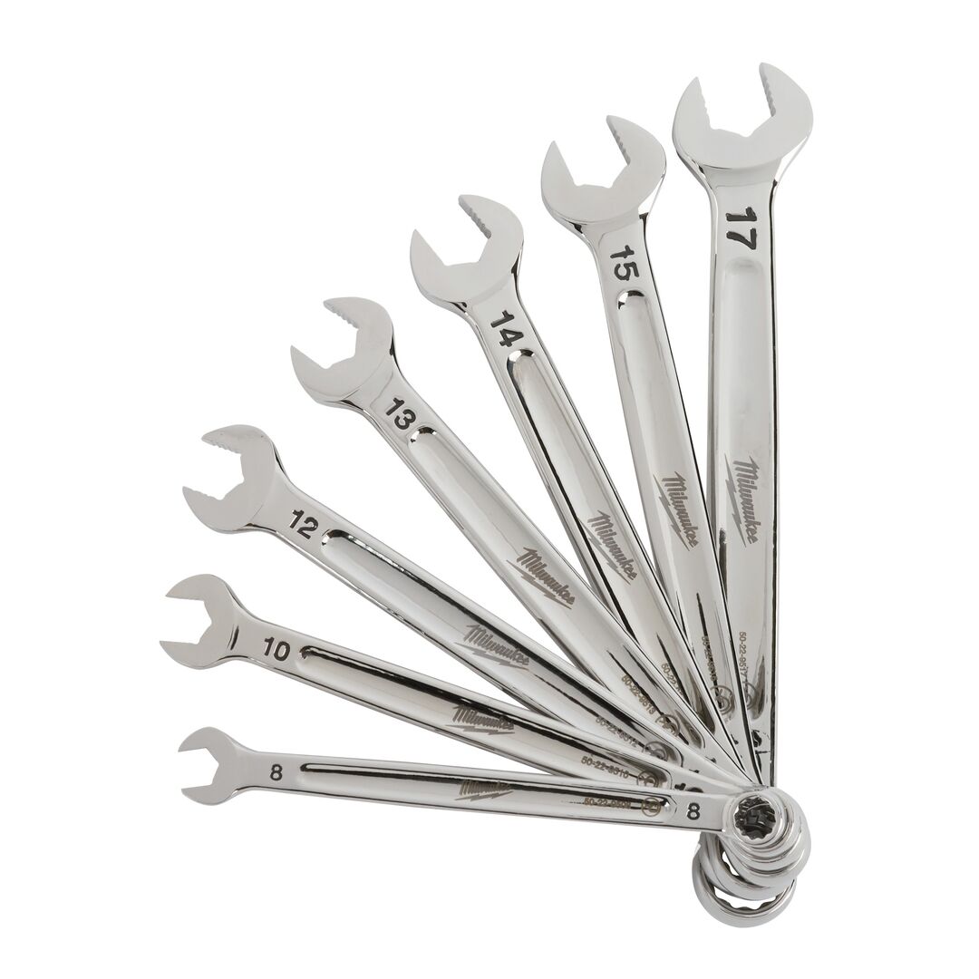 MILWAUKEE Ringmaulschlüssel Set 7-teilig metrisch MAX BITE