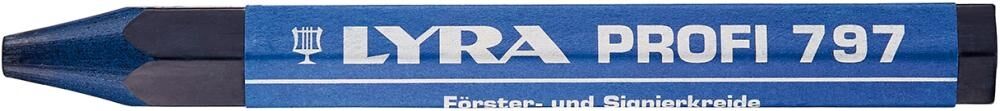 LYRA Förster-& Signierkreide blau 120x12mm 12 Stück/Pack