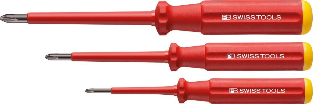 PB SWISS TOOLS Schraubendreher Set VDE PH im Karton 3-teilig