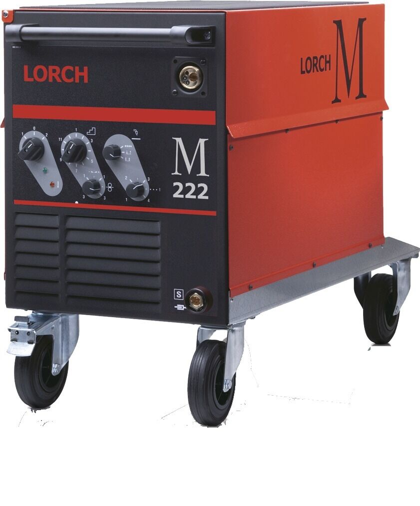 LORCH MIG-MAG Schweißanlage mit Zubehör M 222 Brenner ML 1500,3m für 230V/400V