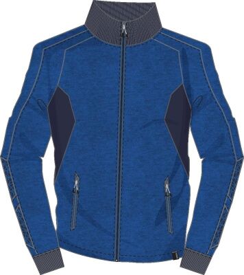 MASCOT Sweatshirt Accelerate Gr. L mit Reißverschluss azurblau/schwarzblau 18484-962