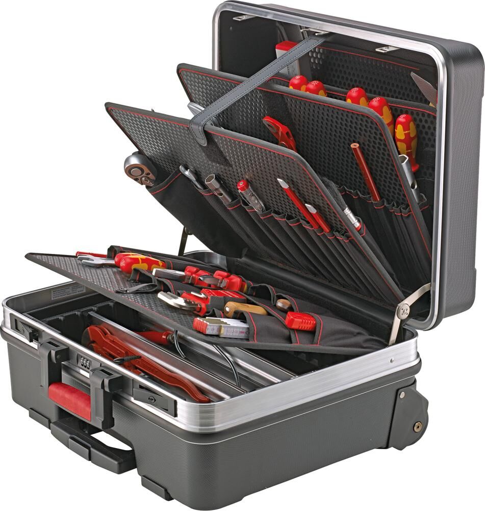 FORMAT Werkzeugtrolly 485x375x230mm HDPE mit Taschen