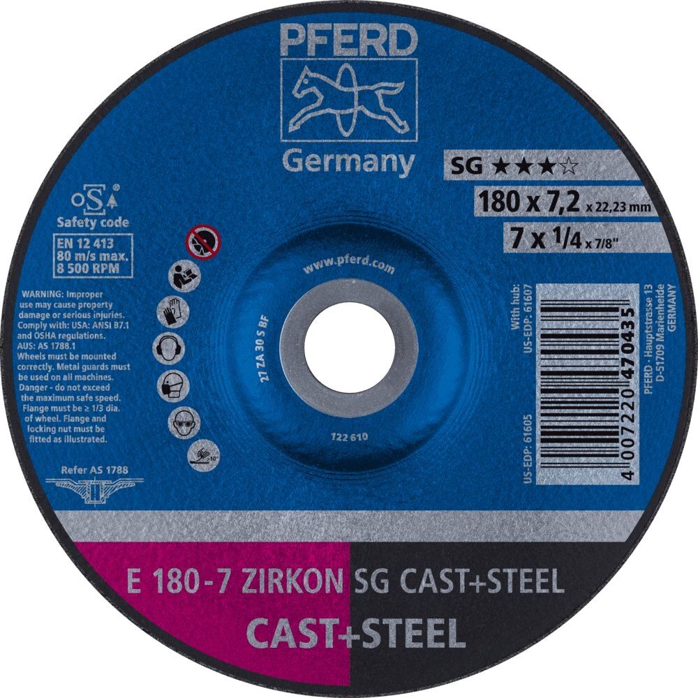 PFERD Schruppscheibe E 178-7ZA 30 S SG