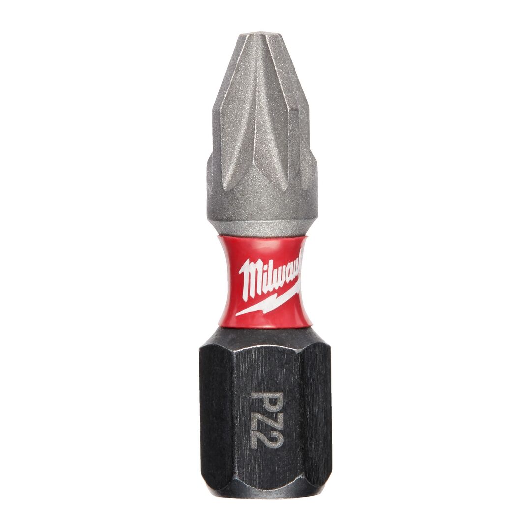 MILWAUKEE Bit Schrauberbit PZ2 / 25mm SHOCKWAVE Gen II