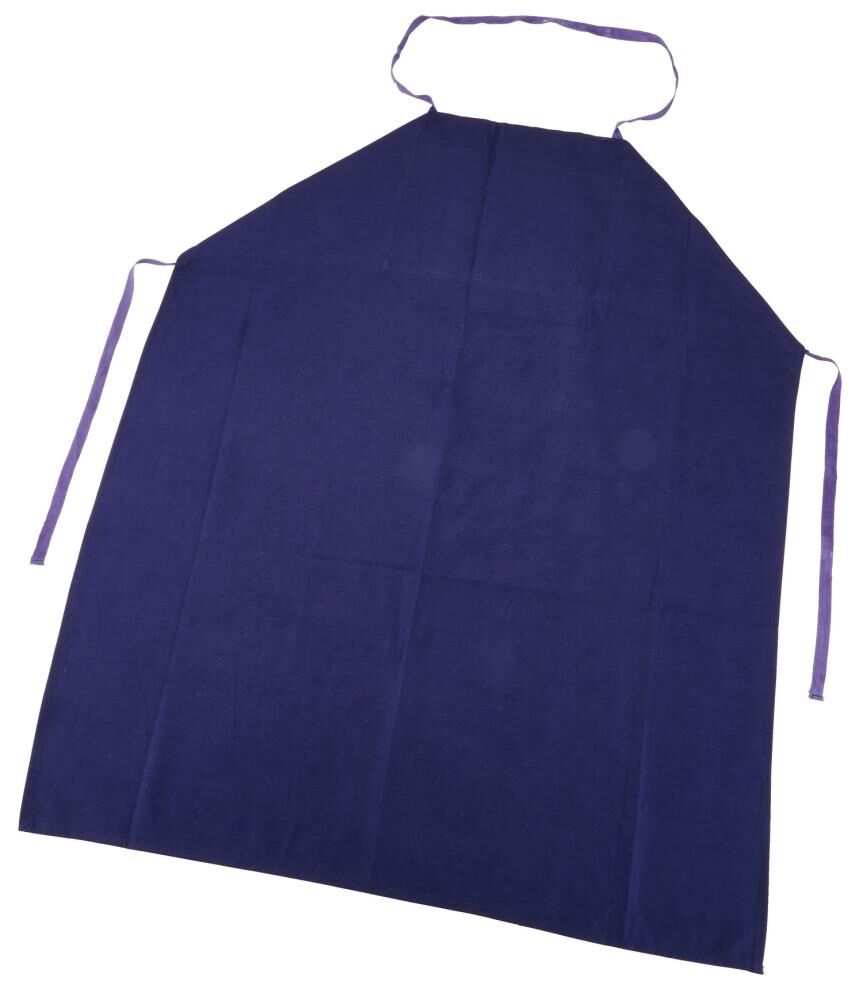 FELDTMANN Arbeitsschürze 80x100cm Baumwolle mit Brusttasche blau
