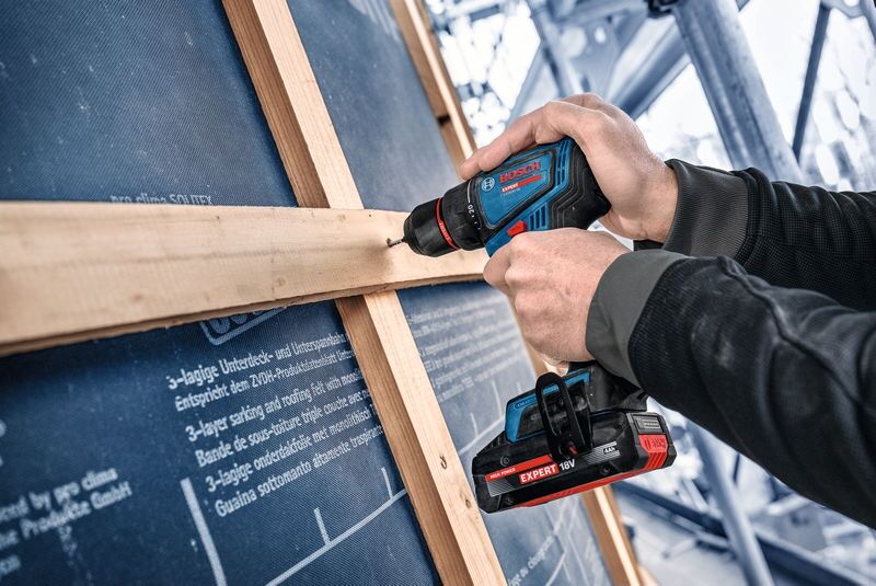 BOSCH EXPERT Akku-Bohrschrauber EXSR18V-90, solo, in L-BOXX