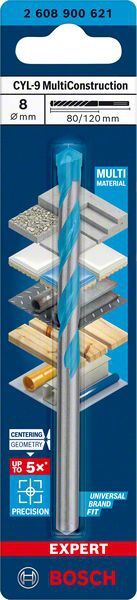 BOSCH MultiConstruction Bohrer Cyl-9 EXPERT 8x80x120mm zylindrisch
