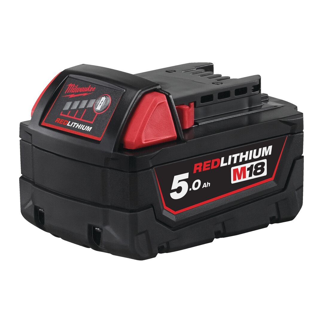 MILWAUKEE Akku Ersatzakku M18 B5 18 V/5Ah Li-Ion Red