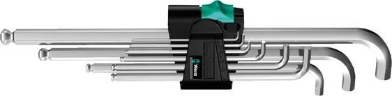WERA Winkelschraubendreher sechskant Set 1,5-10mm kurz