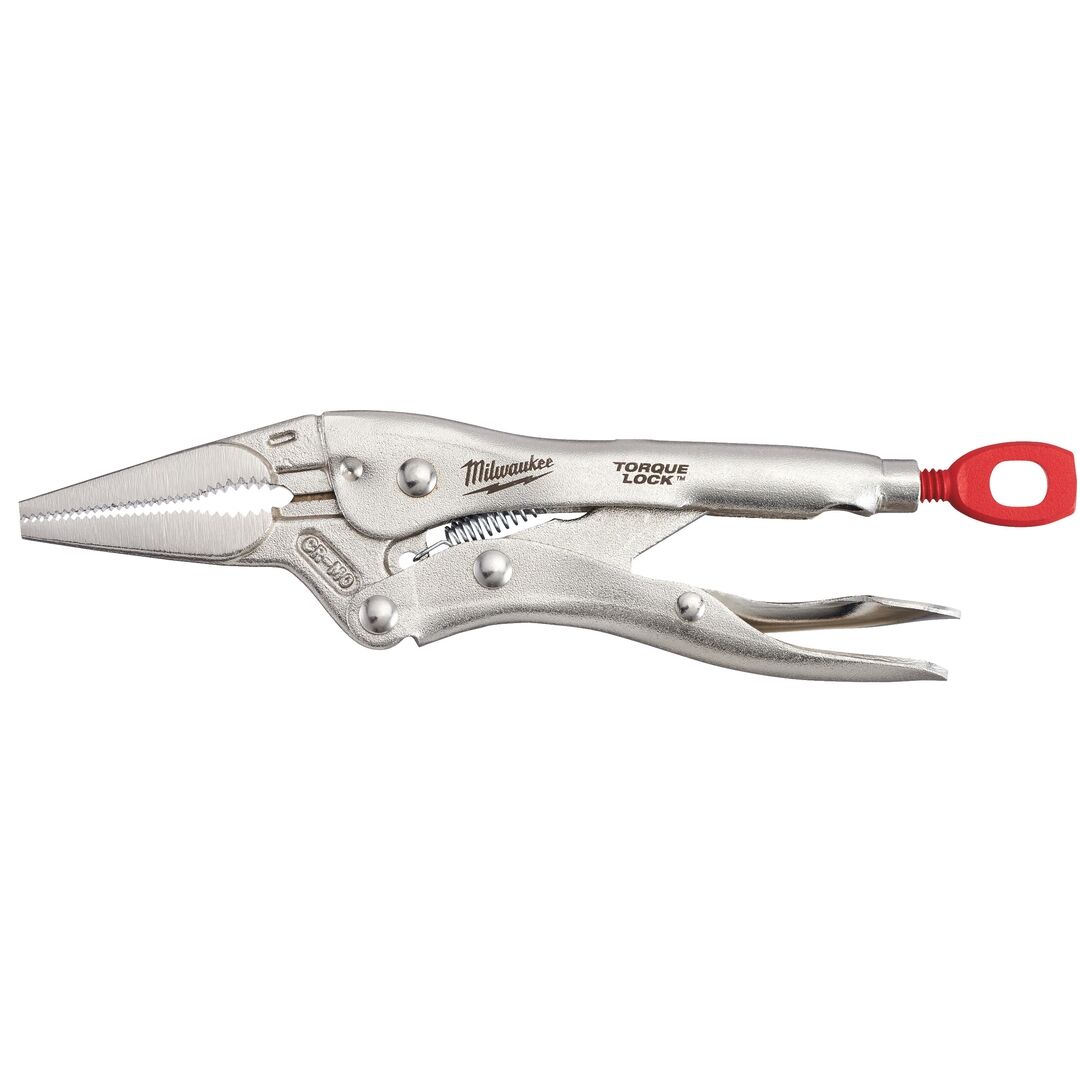 MILWAUKEE Langbeck-Gripzange gerade lange Backen 150mm Spannweite 52mm TORQUE LOCK