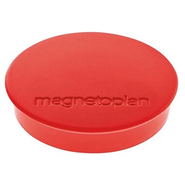 Magnet D 30mm Haftkraft 700g rot VE 10