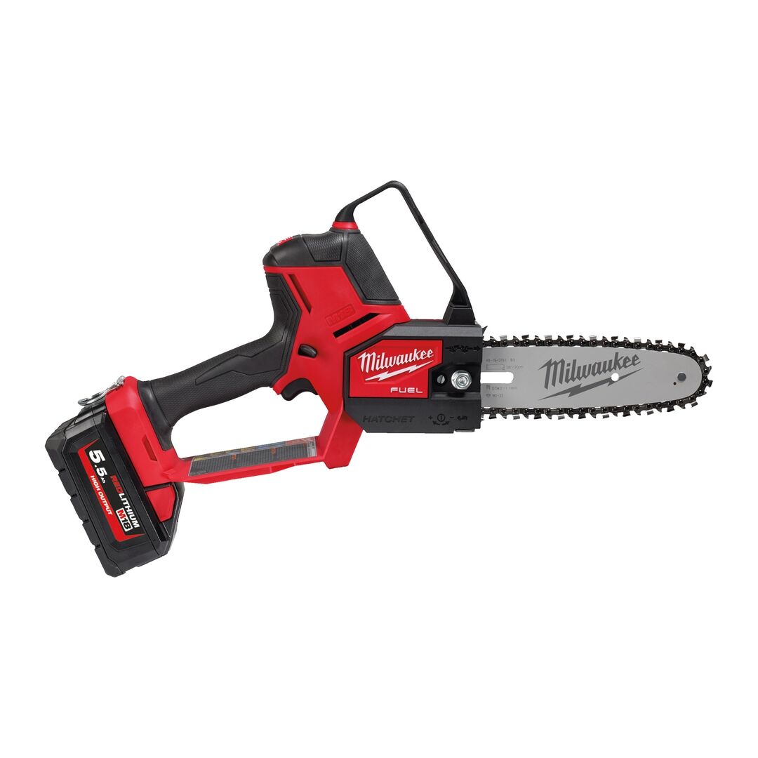 MILWAUKEE Akku-Astsäge M18FHS20-552 2x18V 5Ah Ladegerät HD Box