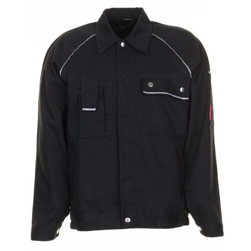 PLANAM Bundjacke CANVAS 320g/qm Gr. 52 grau/schwarz