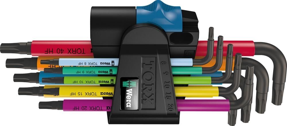 WERA Winkelschraubendreher Set Multicolor HF 9-teilig