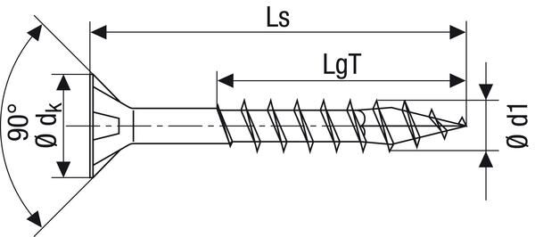 SPAX Senkmultikopf T-STAR+ WIROX Teilgewinde T30 6x50mm 200St.