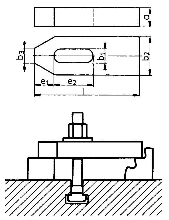 AMF Spanneisen 6,6x50mm DIN6314