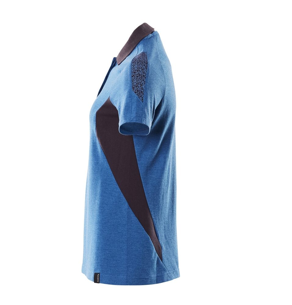 MASCOT Polo Shirt Accelerate Damen Gr. L azurblau/schwarzblau 18393-961