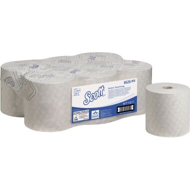 SCOTT Handtuchrolle Control Extra Strong 6626 300m weiß 6 Rl./Pack.