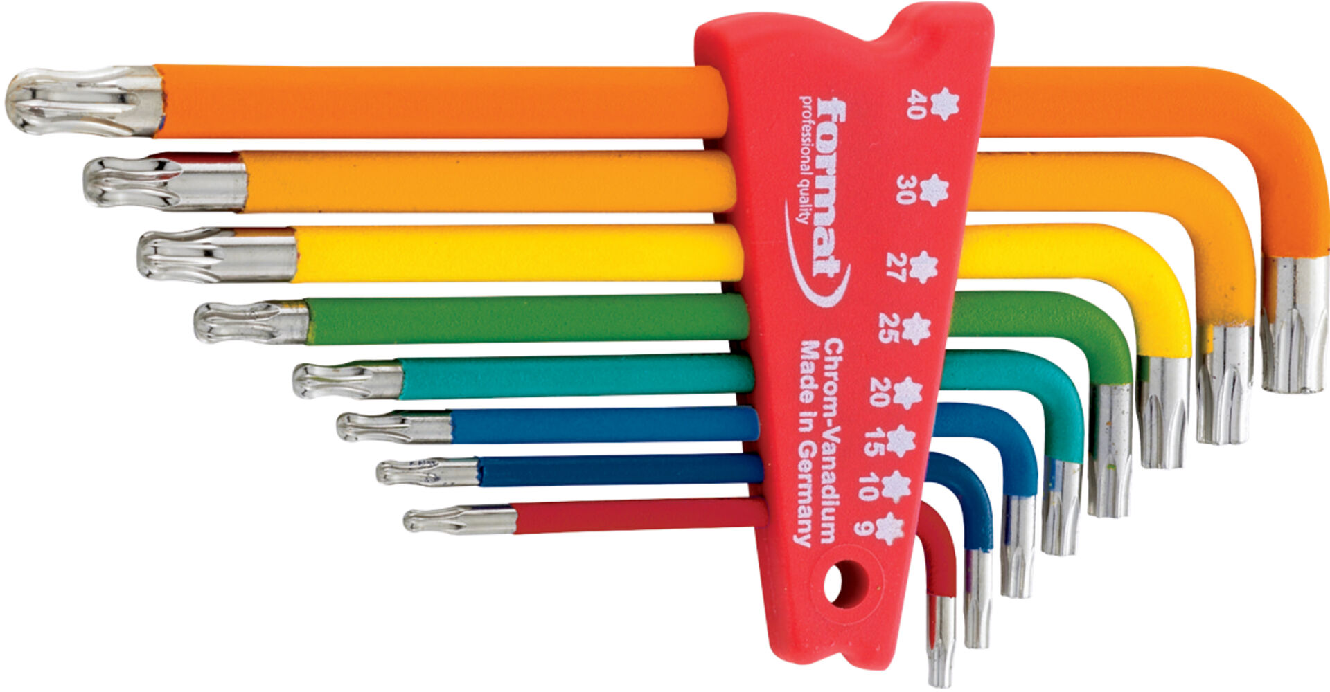 FORMAT Winkelschraubendrehersatz lackiert T9-40