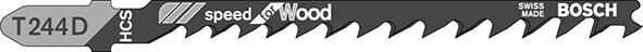BOSCH 100 Stichsägeblätter T 244 D