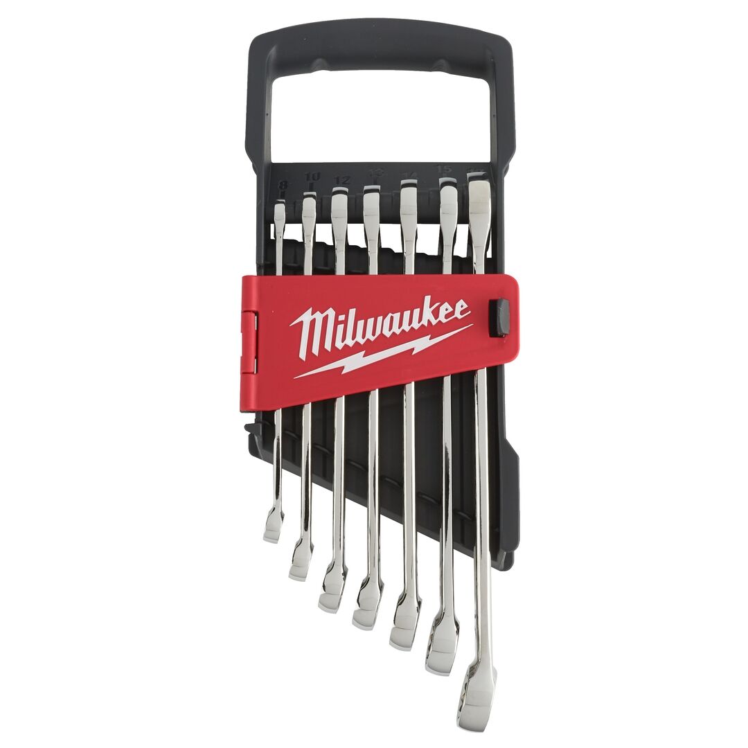 MILWAUKEE Ringmaulschlüssel Set 7-teilig metrisch MAX BITE