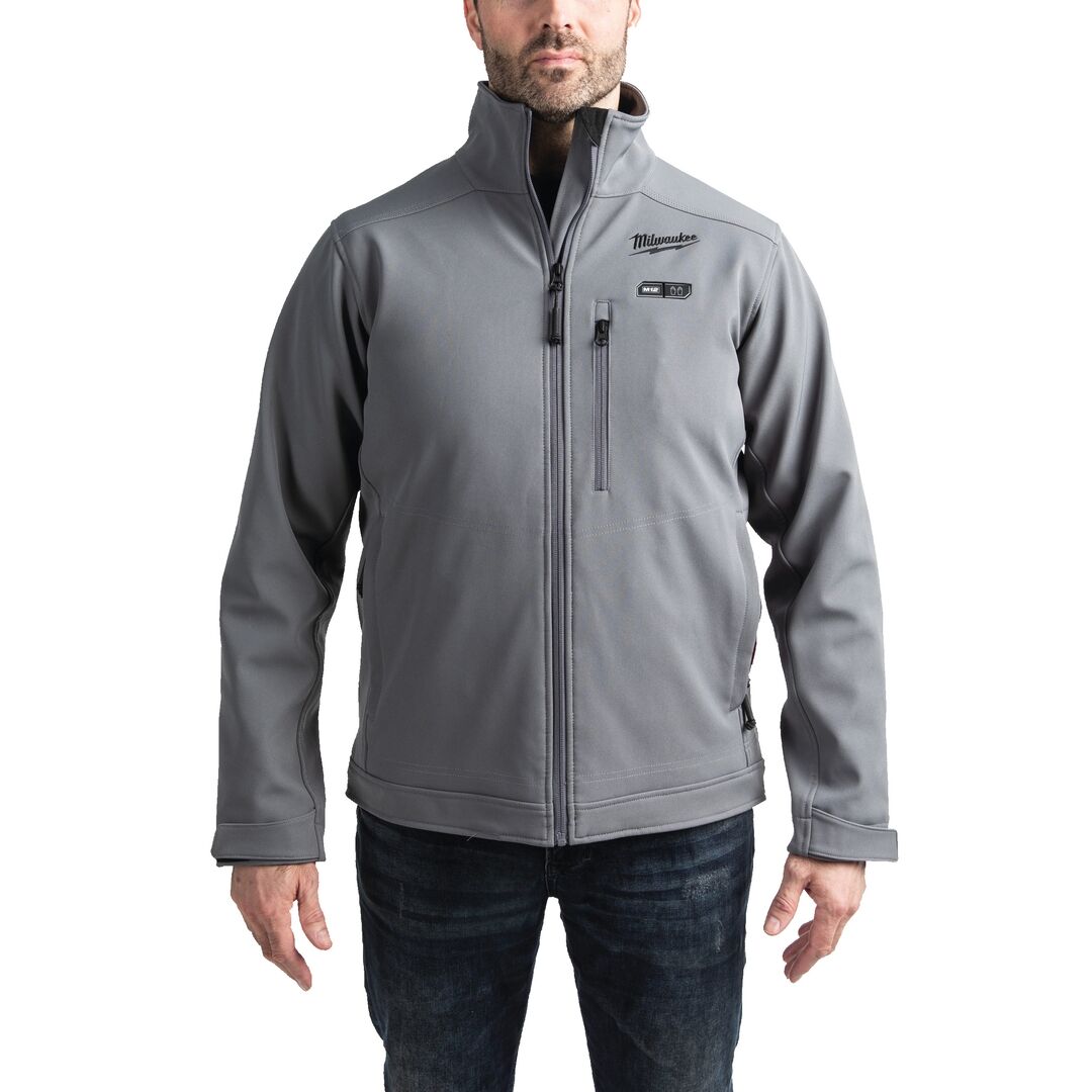 MILWAUKEE Akku-Thermo-Jacke Arbeitsjacke HJGREY5-0 grau Gr. XXL
