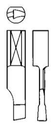 GFS Ersatzmesser für Kreisschneider HM Messernummer 00 & 00 A 6