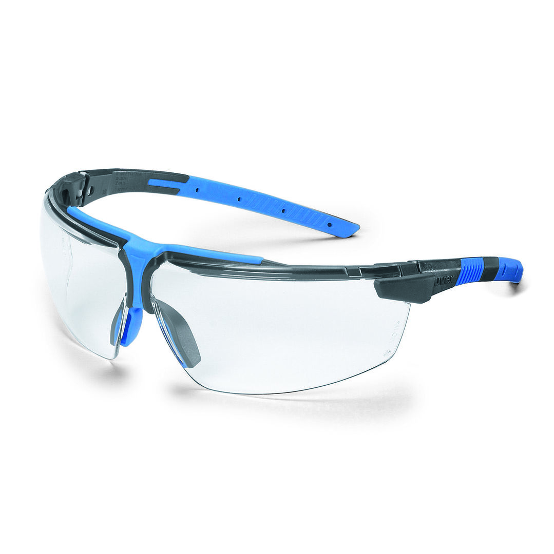 UVEX Schutzbrille i-3 exc. AS AF klar gr/blau 9190.275