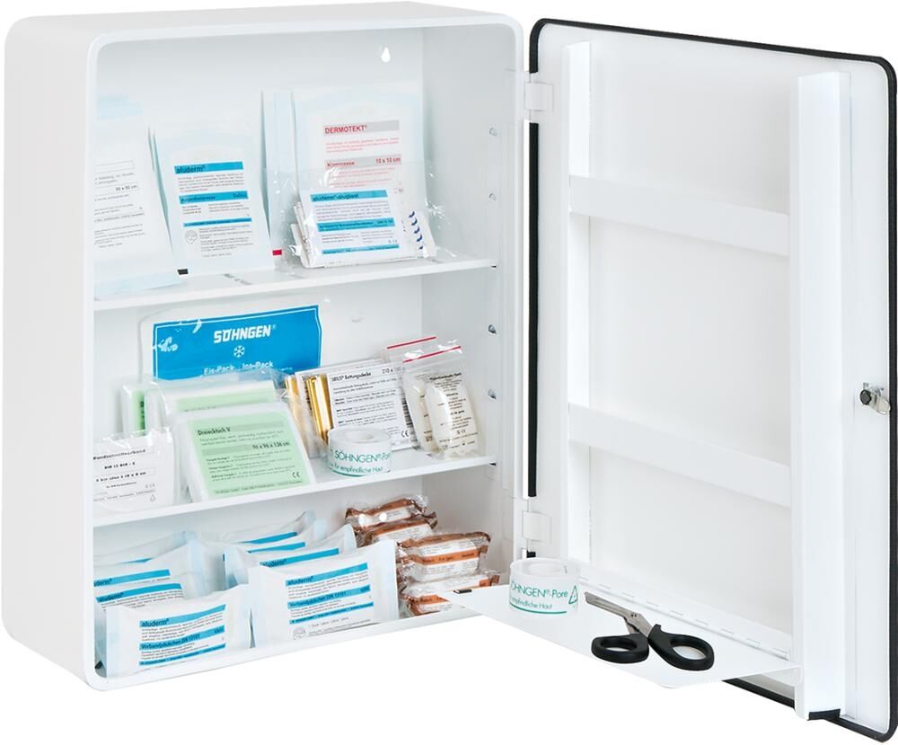 SÖHNGEN VERBANDSCHRANK " MADRID" MIT FUELLUNG STAND. DIN13169