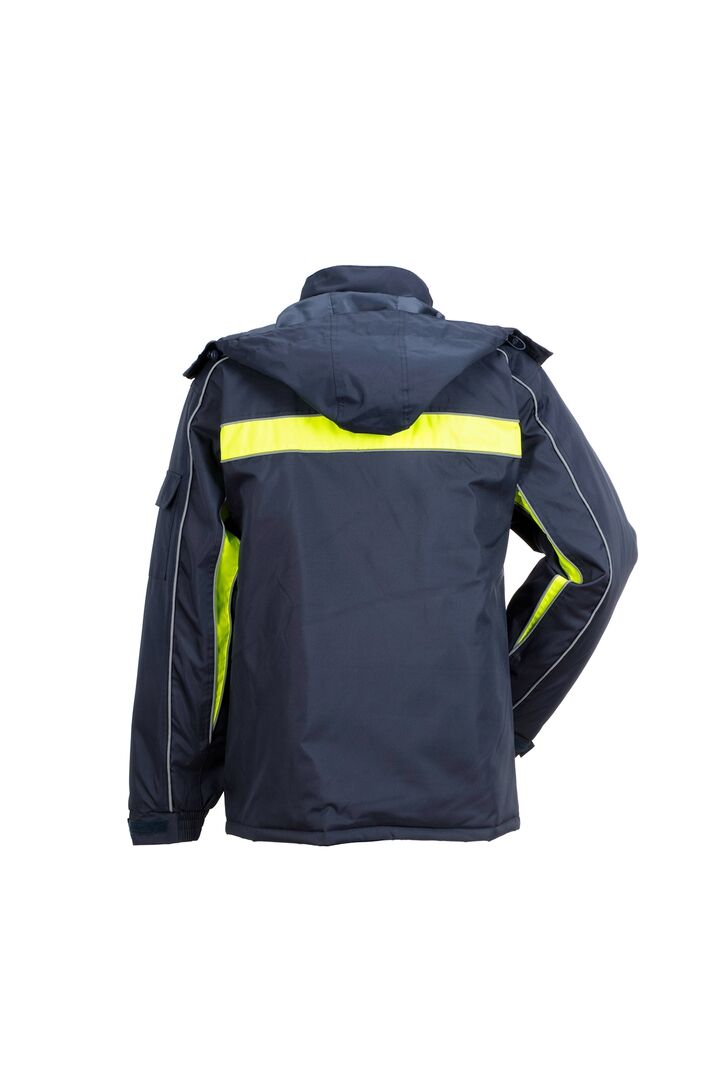 PLANAM Jacke Arbeitsjacke COSMIC Gr. XL atmungsaktiv wasserdicht marine/gelb
