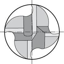 FORMAT Schruppfräser 10,0mm Typ NR DIN844K HSSE TIALN