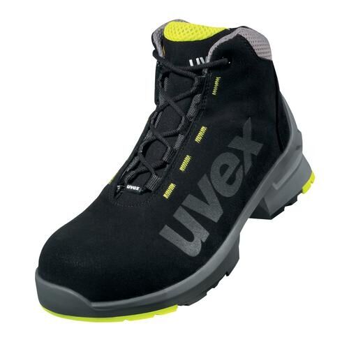 UVEX Sicherheitsstiefel Gr. 49 W11 S2 ESD SR schwarz/gelb 8545.8