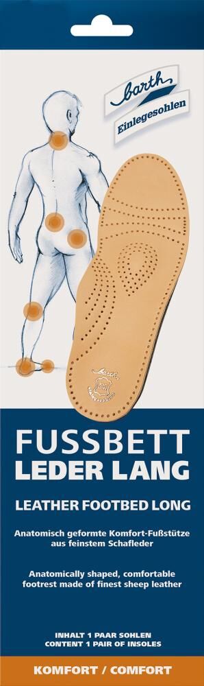BARTH Leder-Fußbett Gr. 37