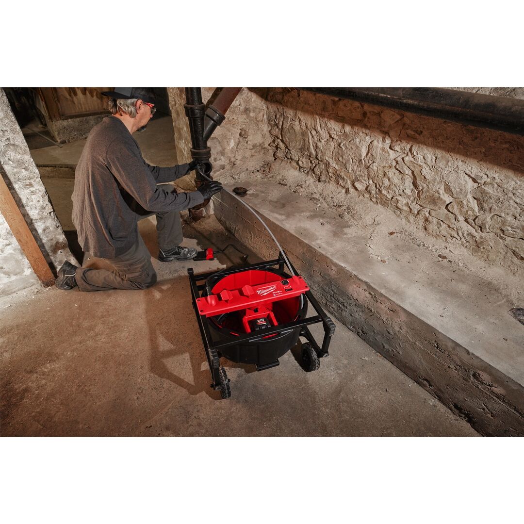 MILWAUKEE Akku-Rohrreiniger M18 HSFSM-0 ohne Akku & Ladegerät mit flexibler Welle