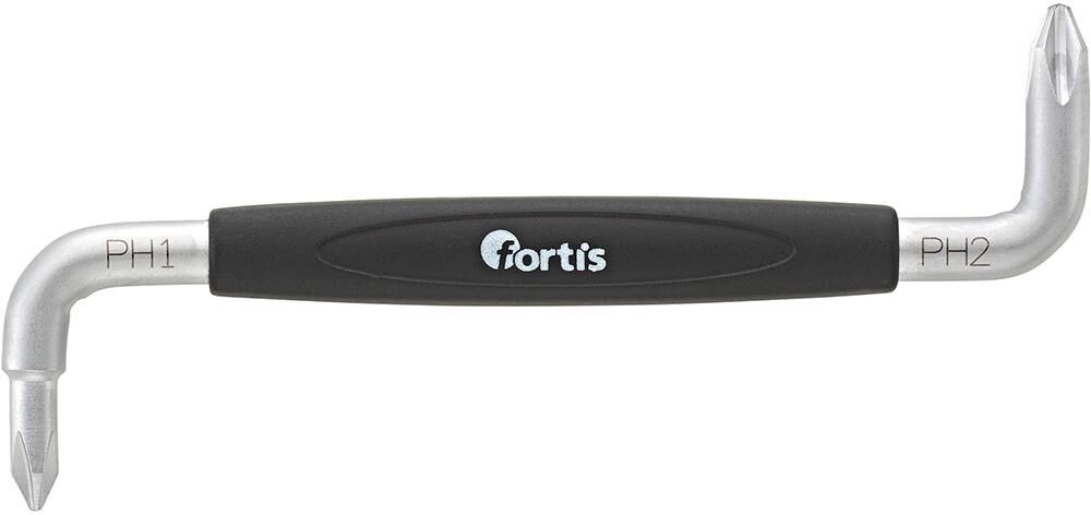FORTIS Winkelschraubendreher PH1+PH2x100mm