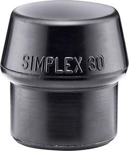 HALDER Schonhammerkopf SIMPLEX Gummi 30mm