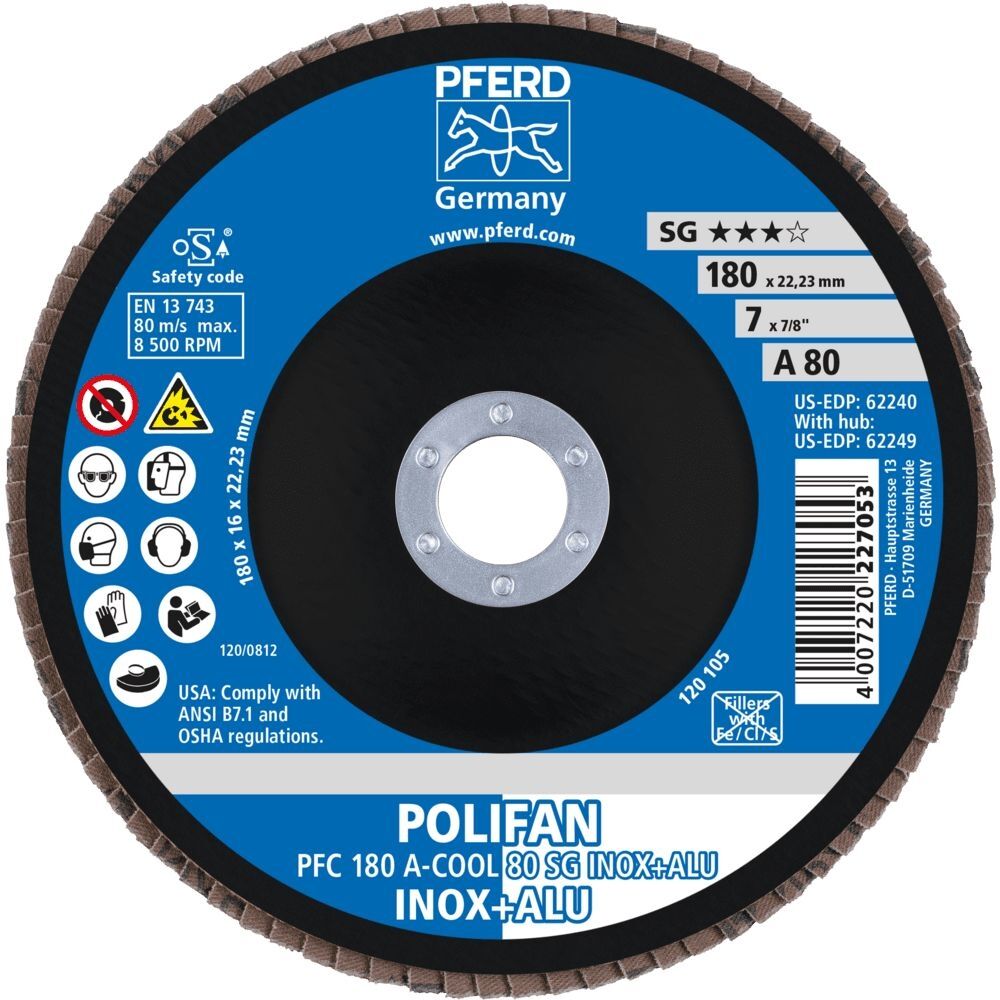 PFERD Polifan PFC 180 A 80 SG-cool